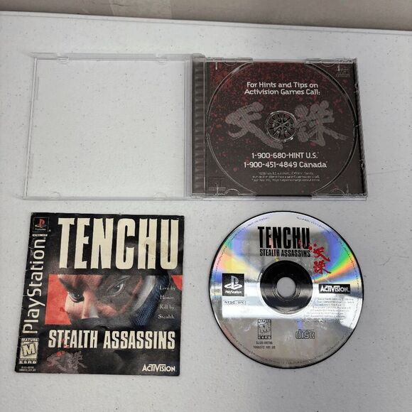 Tenchu: Stealth Assassins (Sony PlayStation 1, 1998) PS1 Complete & Tested CIB - Picture 1 of 6
